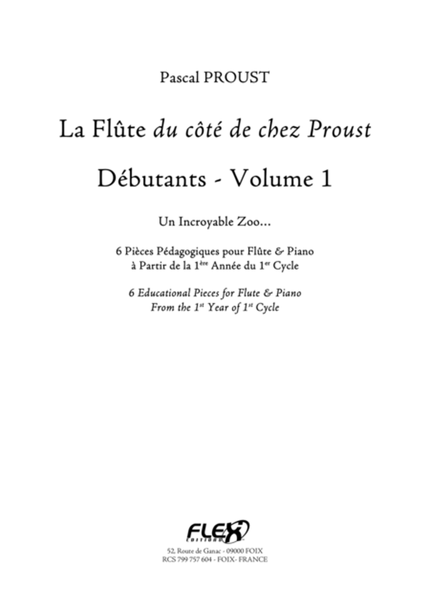 The Flute du cote de chez Proust - Beginners - Volume 1 image number null