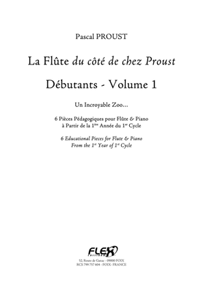 The Flute du cote de chez Proust - Beginners - Volume 1