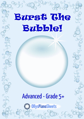 Book cover for Burst The Bubble - Latin Bossa Nova - Solo Piano