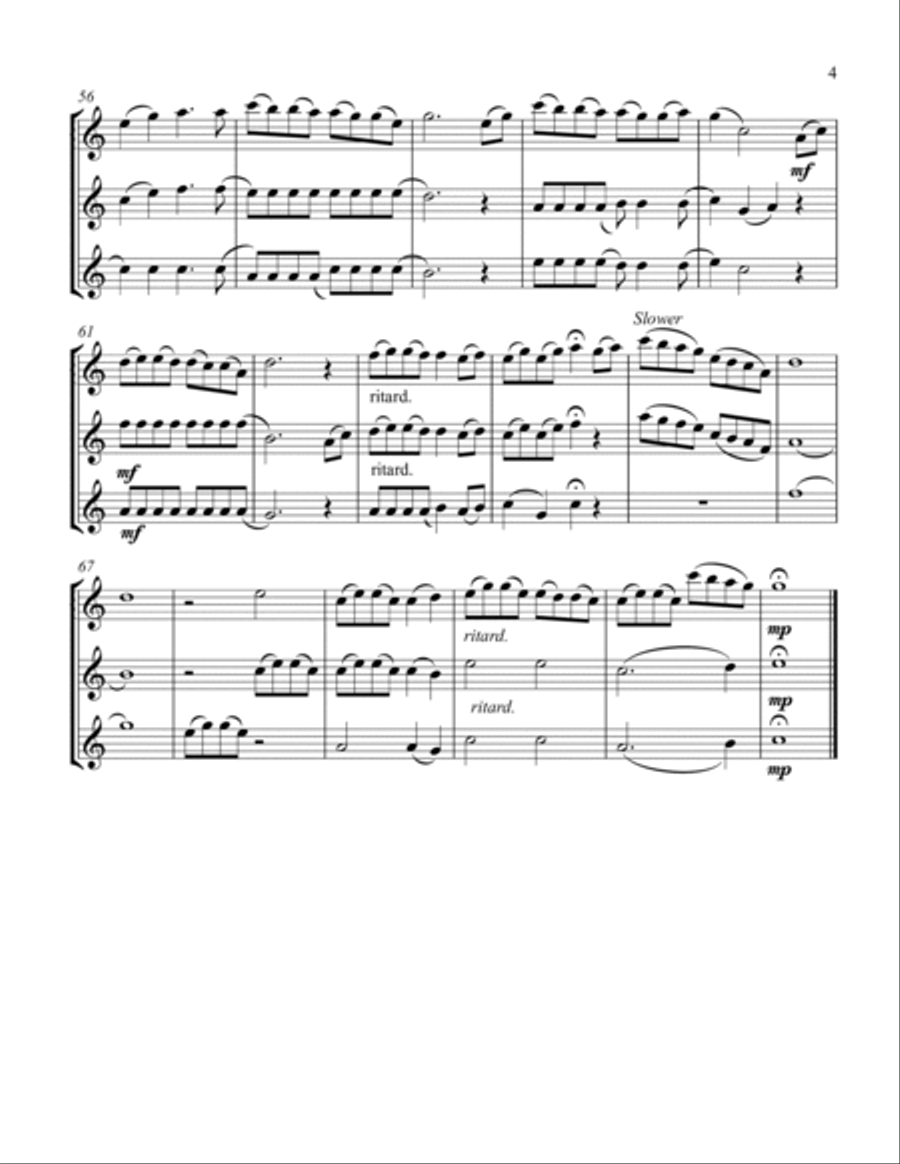 Colors Of The Wind String Trio scores gallery preview page 5