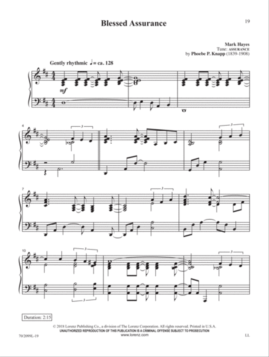 Mark Hayes Miniatures, Vol. 2 Piano Solo scores gallery preview page 7