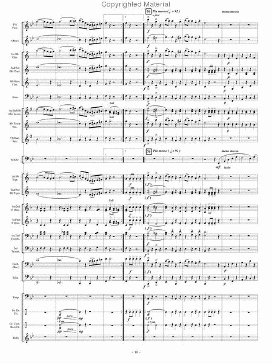The Old Grumbly Bear Concert Band scores gallery preview page 9