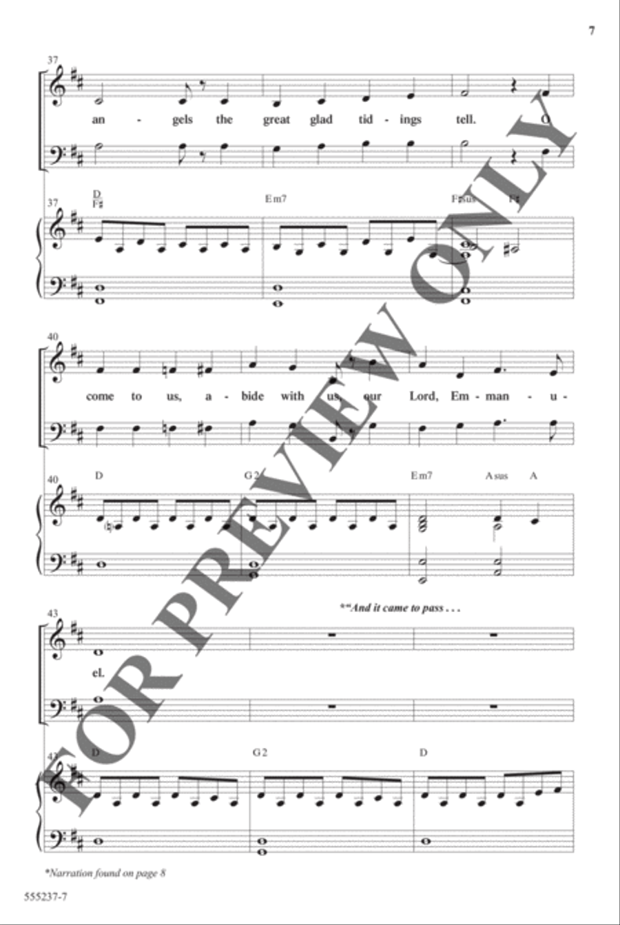 Christmas Eve Medley - Anthem Christmas Eve Medley - Anthem Choir scores gallery preview page 6