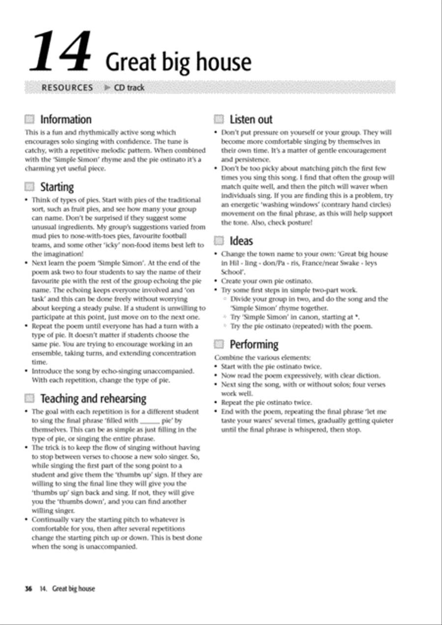 Young Voiceworks Unison Choir scores gallery preview page 28