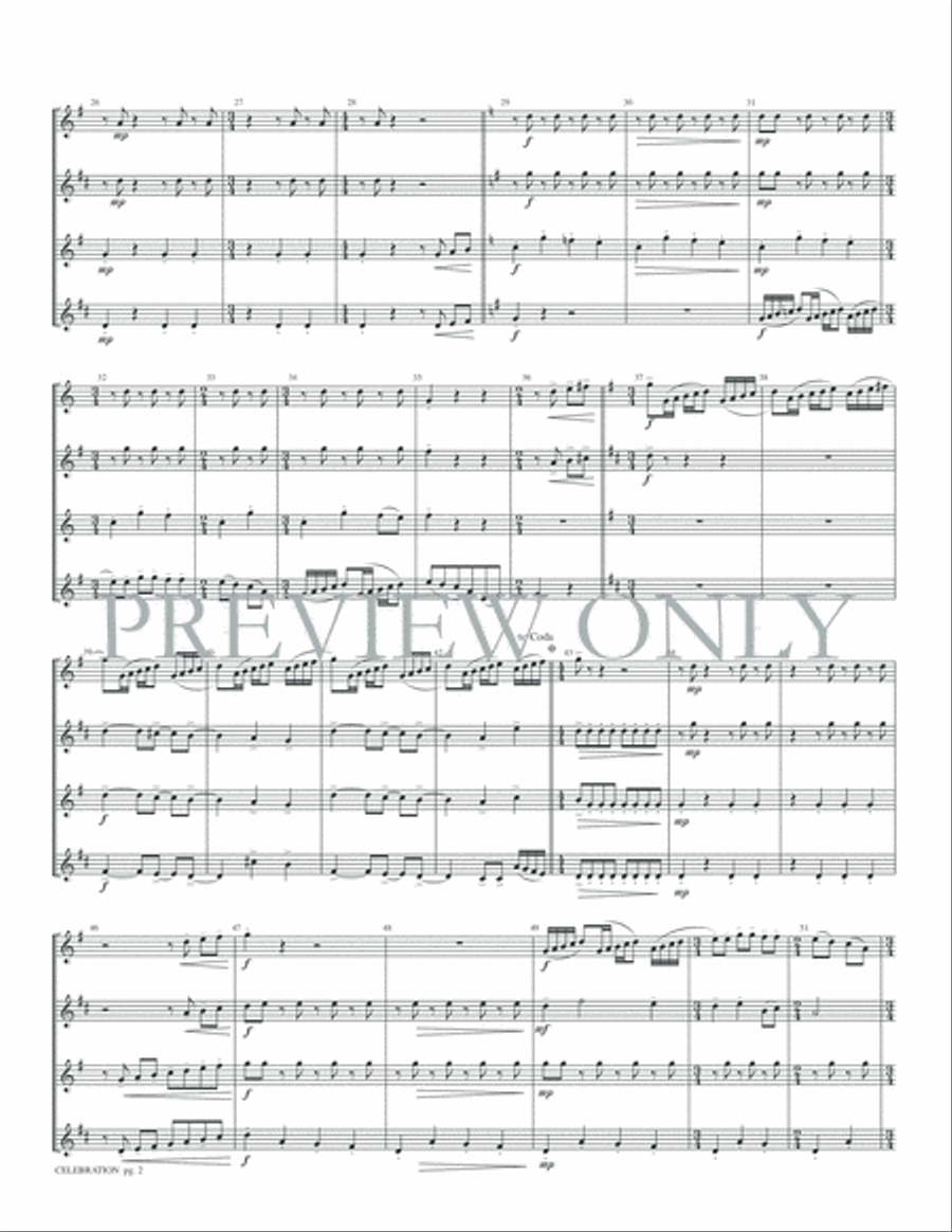 Celebration Small Ensemble scores gallery preview page 4