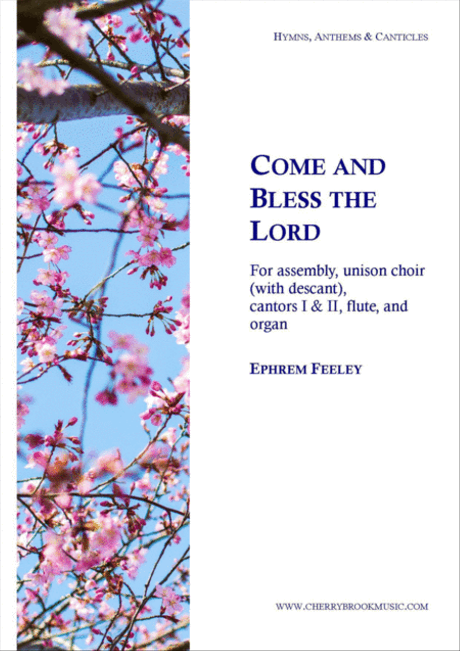 Come and Bless the Lord Unison Choir scores gallery preview page 1