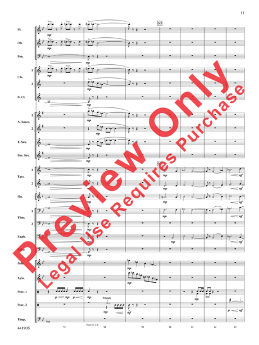 Dynamo Concert Band scores gallery preview page 12