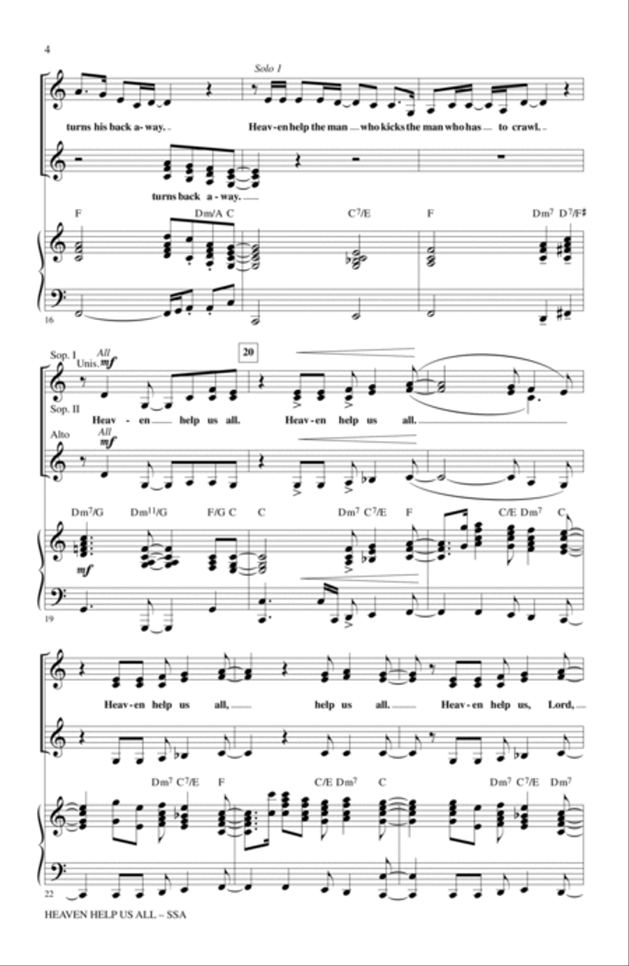 Heaven Help Us All SSA scores gallery preview page 3