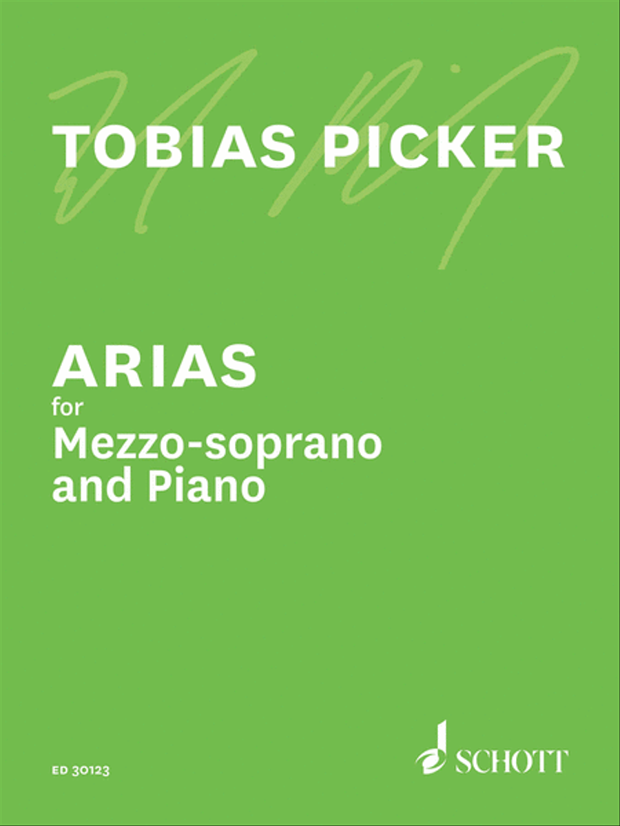 Arias for Mezzo-Soprano and Piano Mezzo-Soprano Voice scores gallery preview page 1