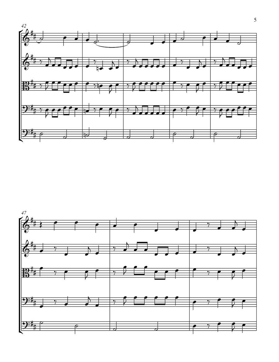 The Magnificent Seven The Magnificent Seven String Quartet scores gallery preview page 5