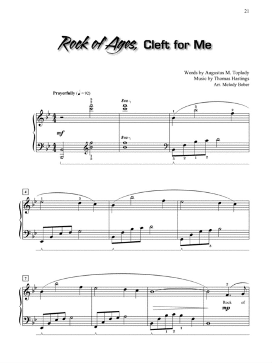 Play Hymns, Book 4 Piano Solo scores gallery preview page 4