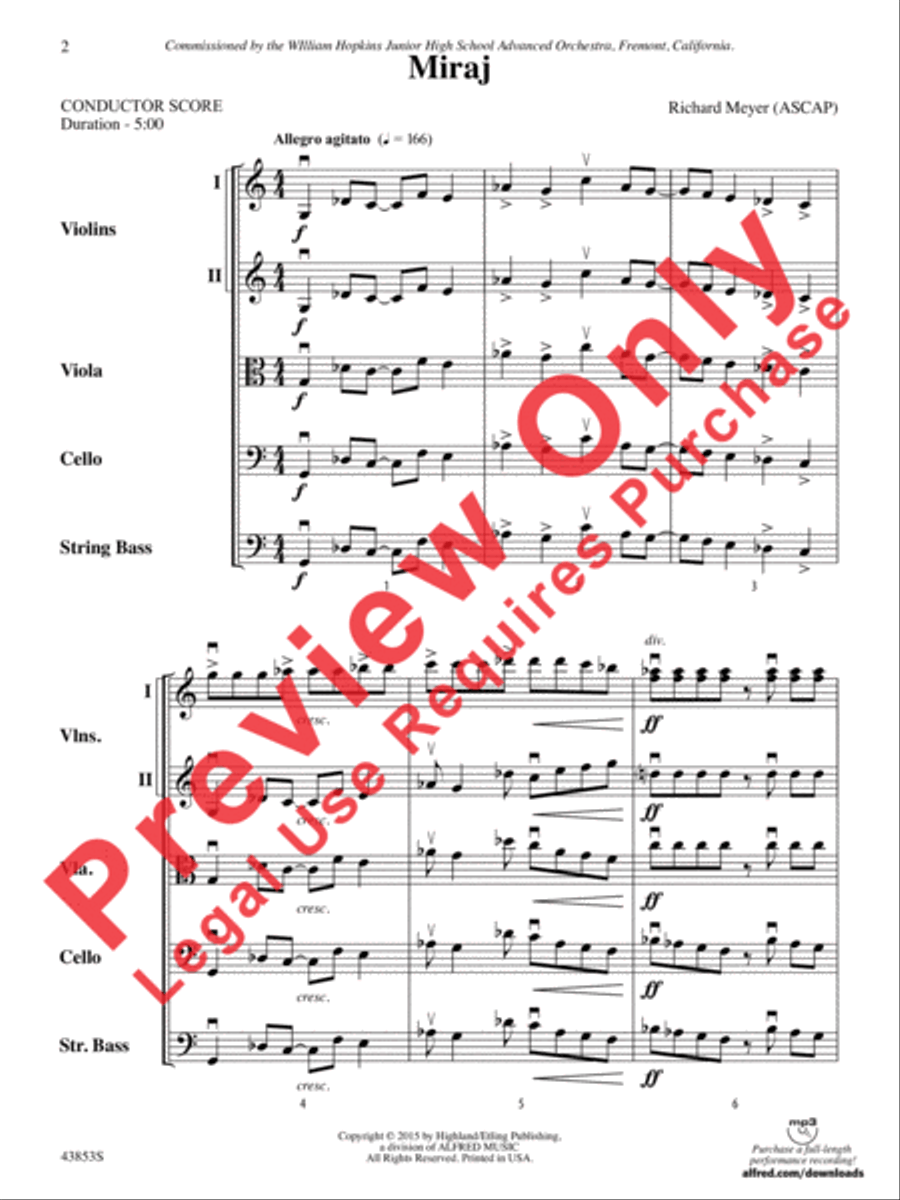 Miraj Miraj String Orchestra scores gallery preview page 3
