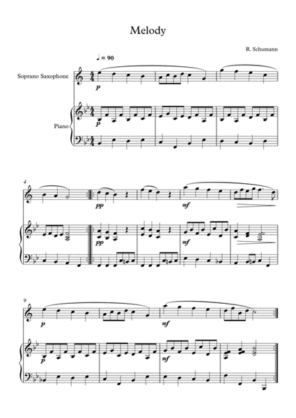 10 Easy Classical Pieces For Soprano Saxophone & Piano Vol. 6