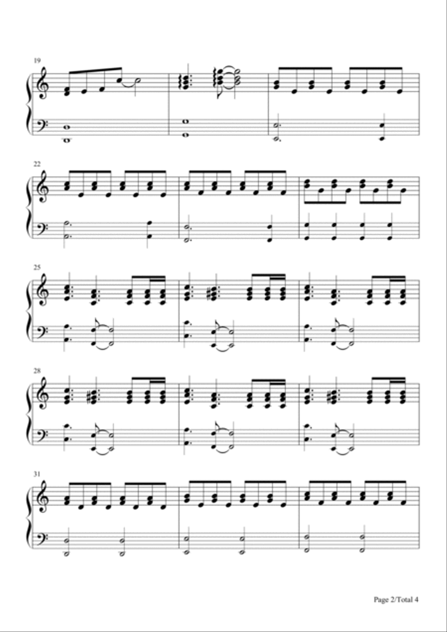 Todo Todo Easy Piano scores gallery preview page 2