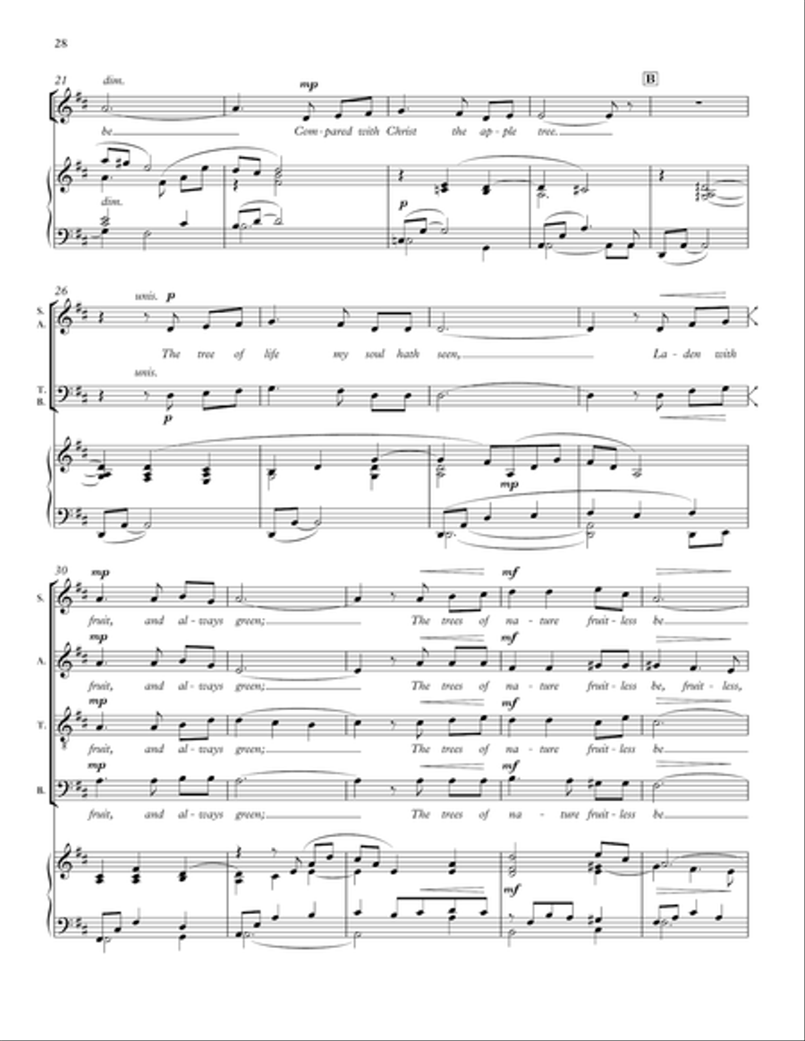 The Gift of Life The Gift of Life Double Choir scores gallery preview page 8