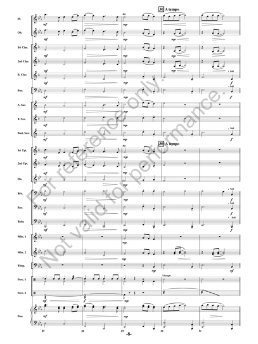 Solitude Solitude Concert Band scores gallery preview page 7
