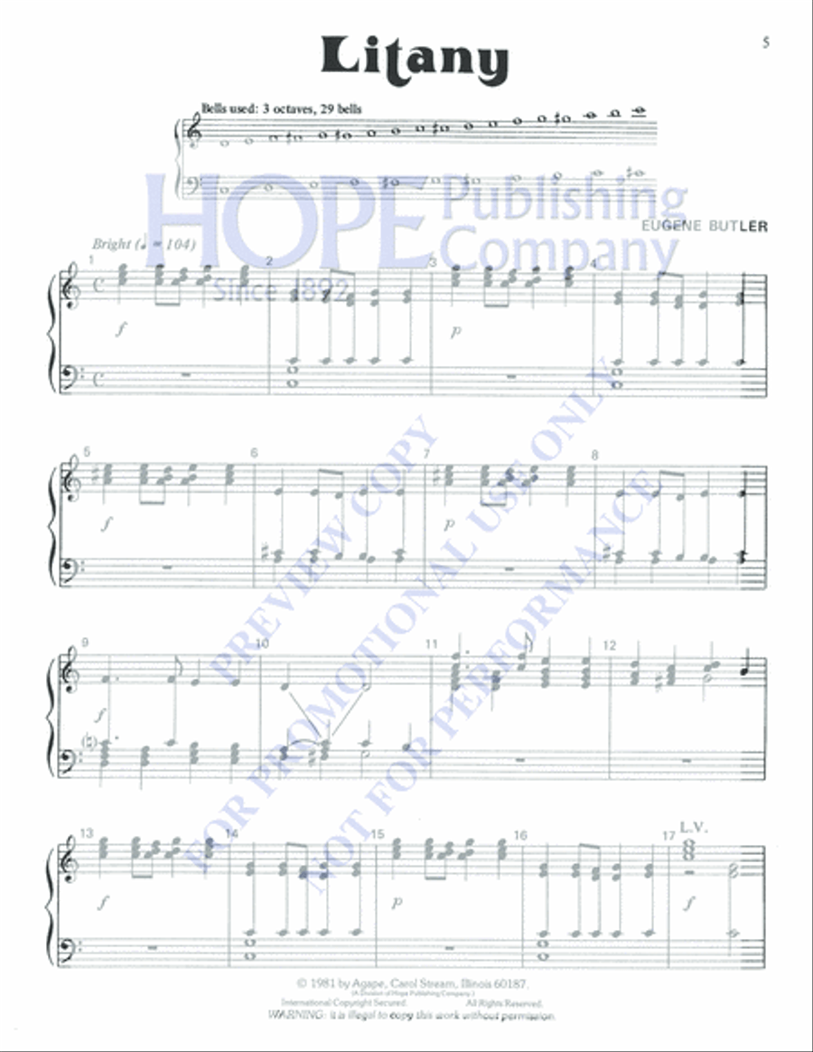 Affirmation and Litany Affirmation and Litany 3-Octaves scores gallery preview page 5