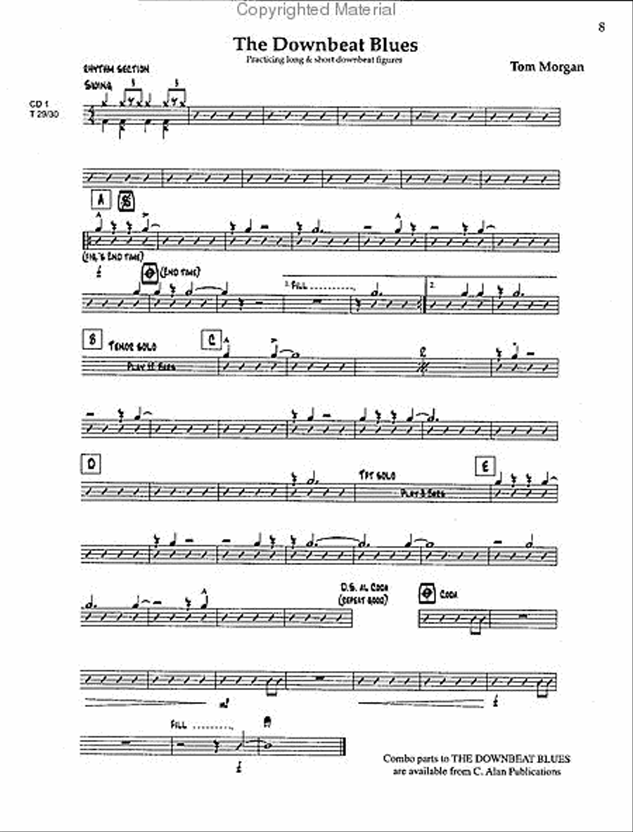The Jazz Drummer's Reading Workbook Percussion Ensemble scores gallery preview page 3