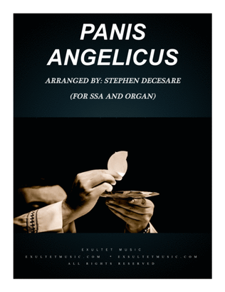 Book cover for Panis Angelicus (for SSA - Organ Accompaniment)