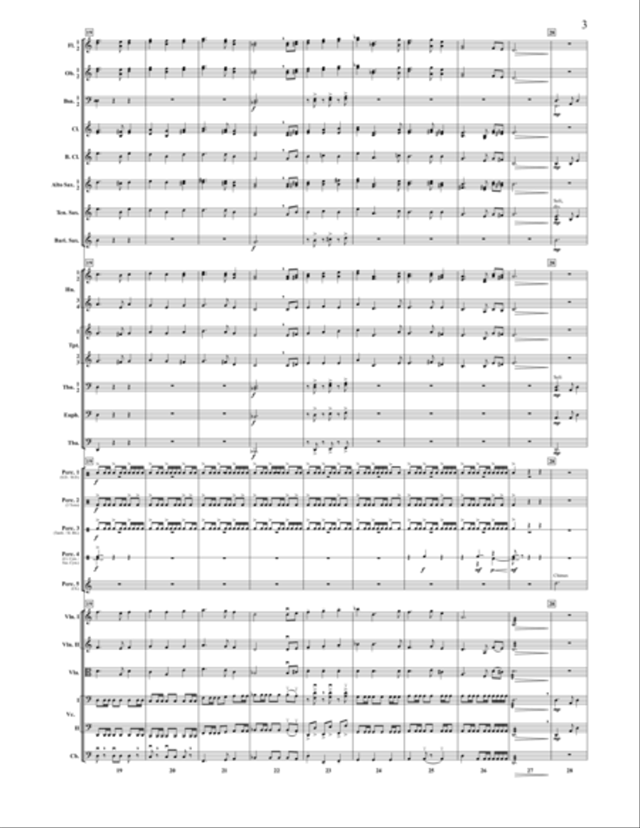 The Medallion Calls Full Orchestra scores gallery preview page 5
