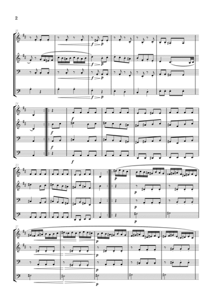 Rondo Alla Turca (Turkish March) | Brass Quartet Sheet Music image number null