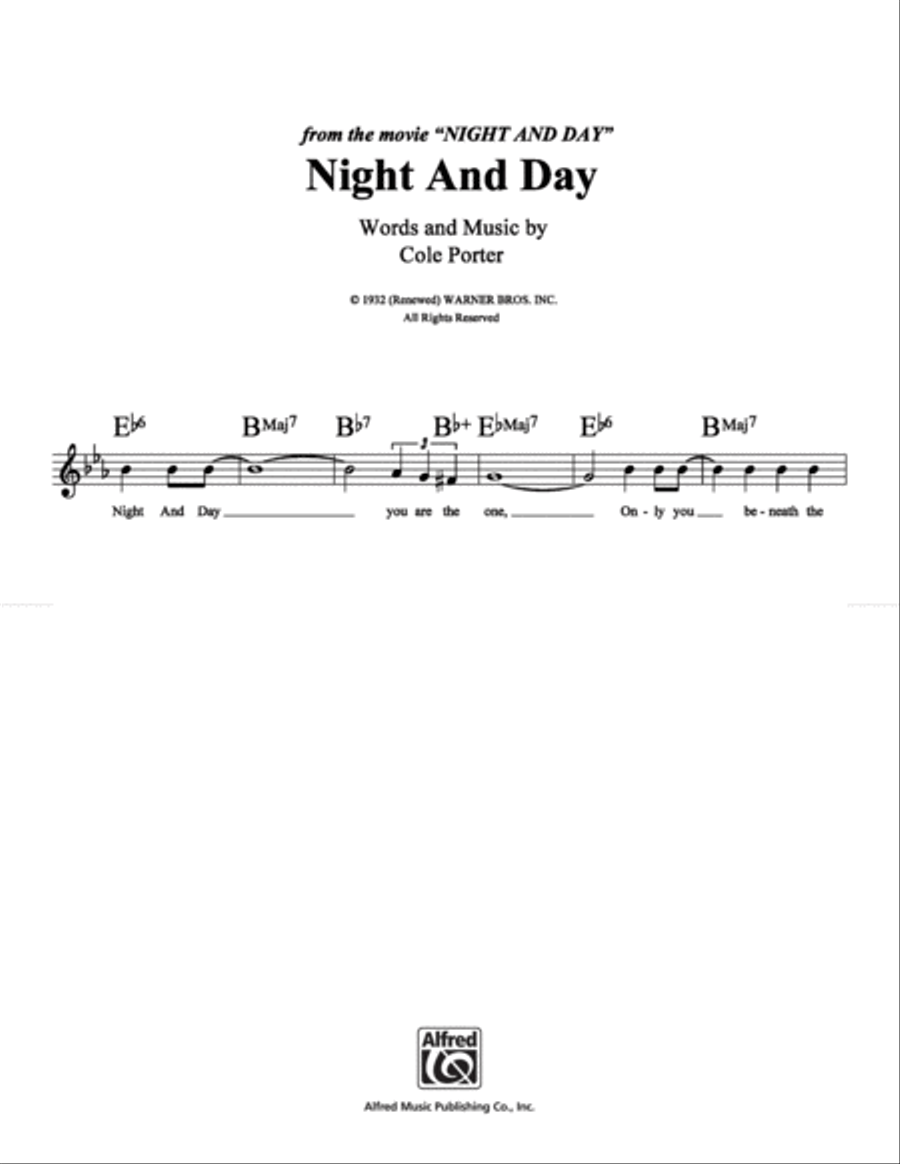 Night and Day Night and Day School and Community scores gallery preview page 1