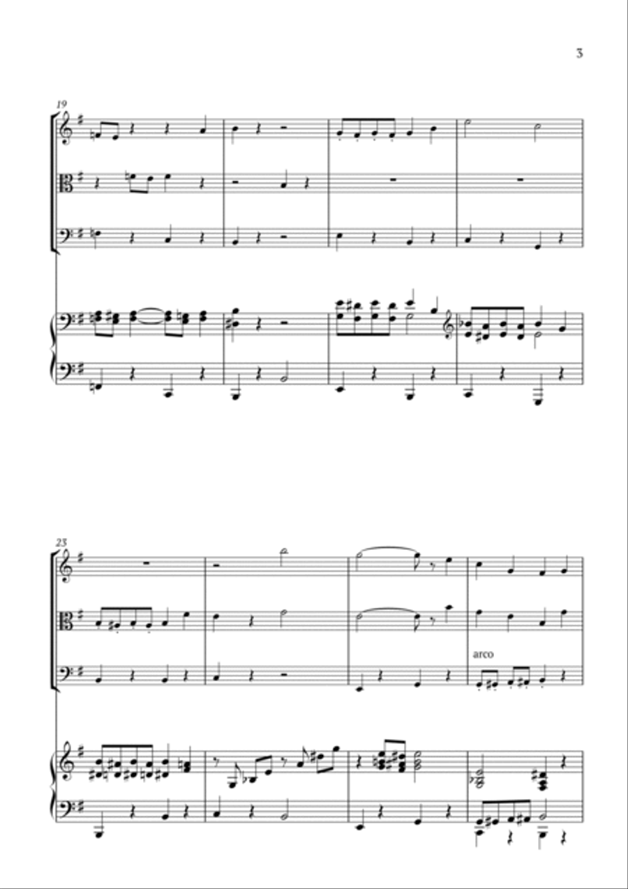 Sweet Child Piano Trio scores gallery preview page 3