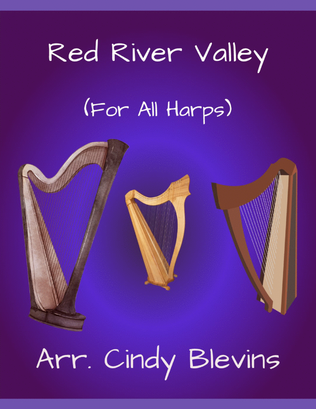 Book cover for Red River Valley, for Lap Harp Solo