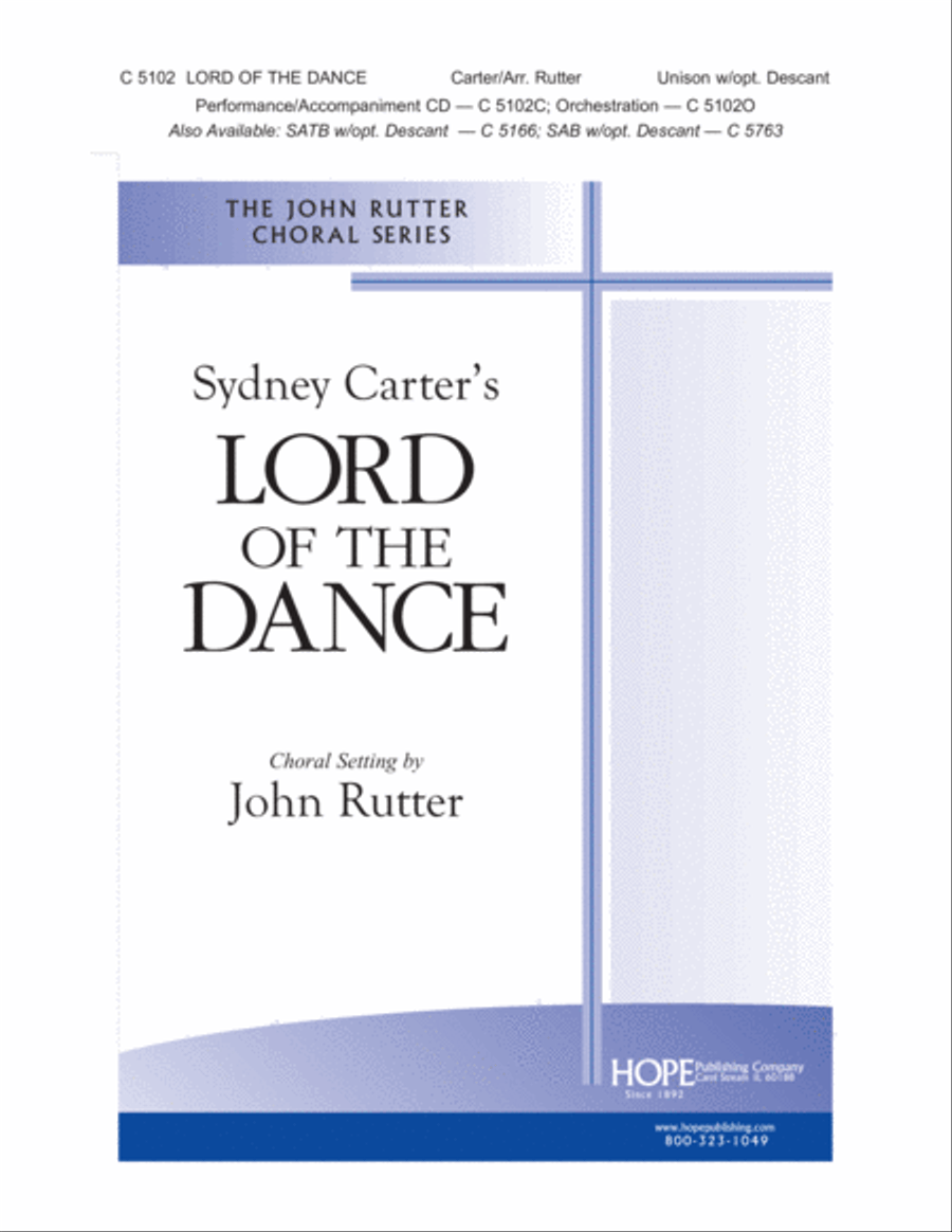 Lord of the Dance Unison Choir scores gallery preview page 2