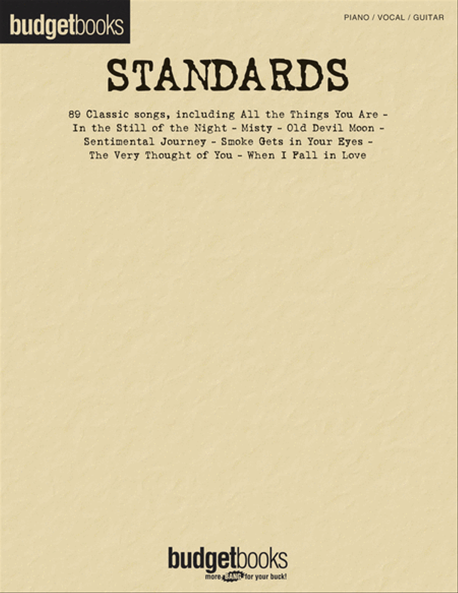 Standards (Budget Books)