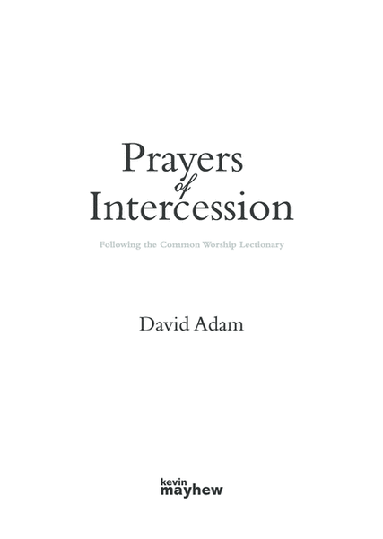 Prayers of Intercession