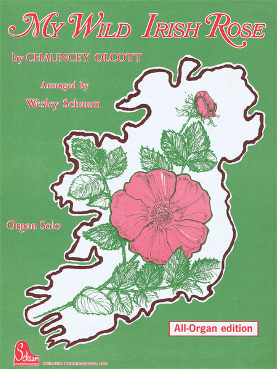 My Wild Irish Rose (organ) Organ scores gallery preview page 1