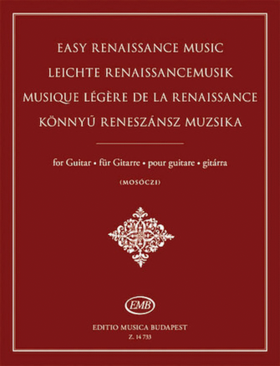 Easy Renaissance Music for Guitar