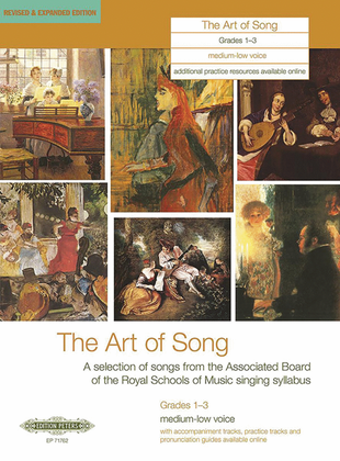 Book cover for The Art of Song, Grades 1-3 (Medium/Low Voice)
