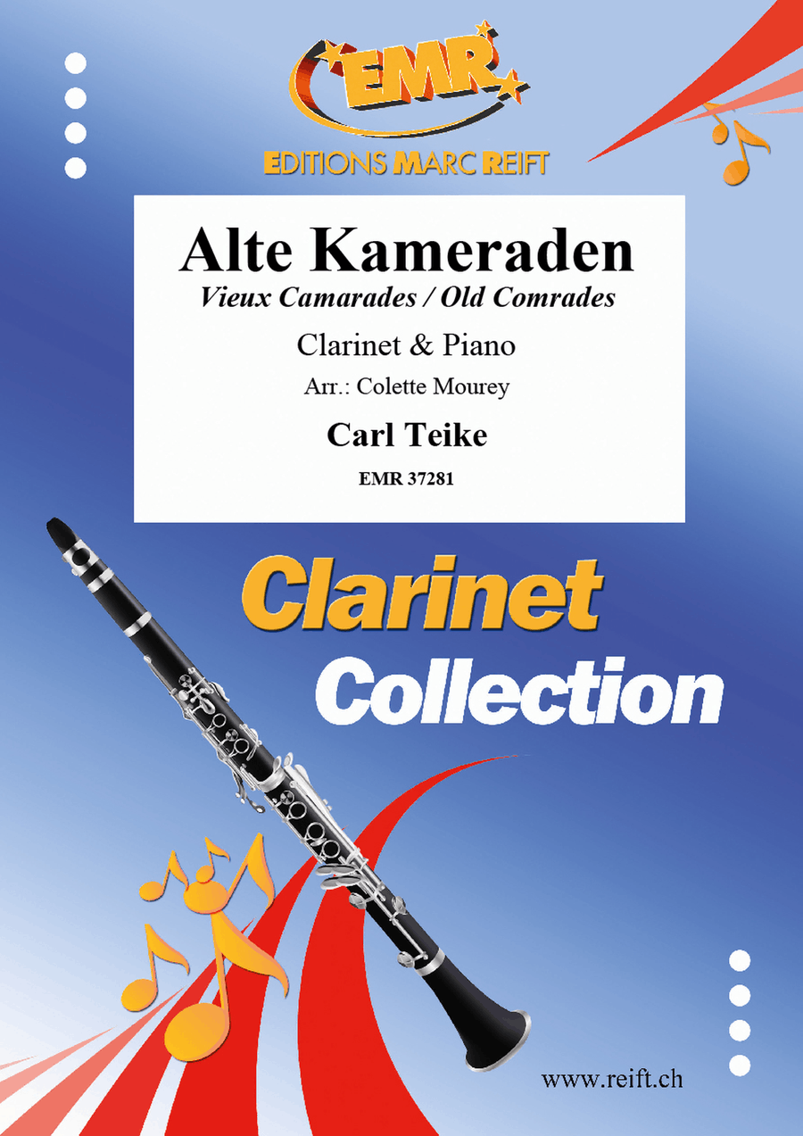 Alte Kameraden by Colette Mourey Clarinet Solo - Sheet Music