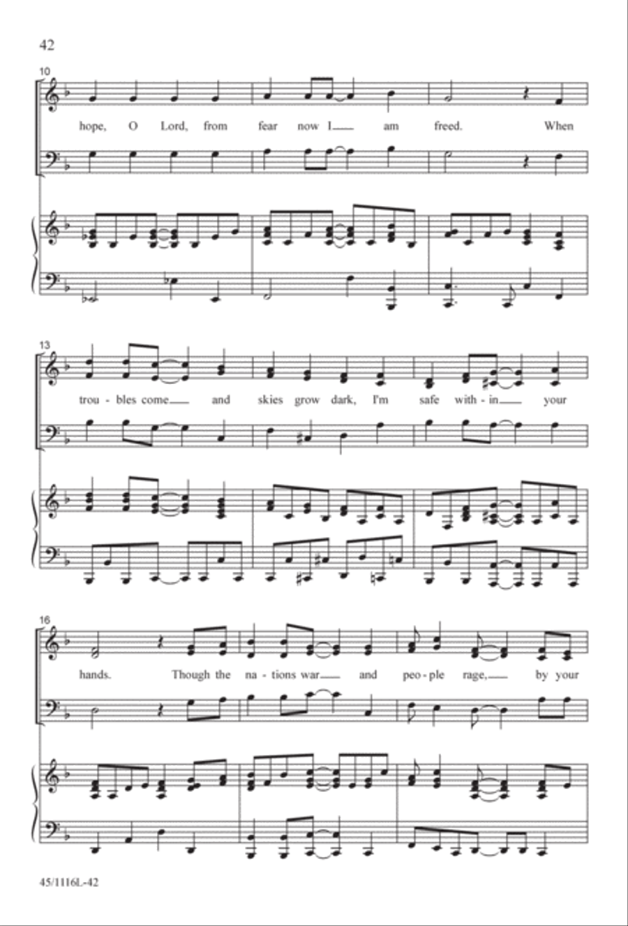 12 Anthems for about 12 Singers 3-Part scores gallery preview page 42