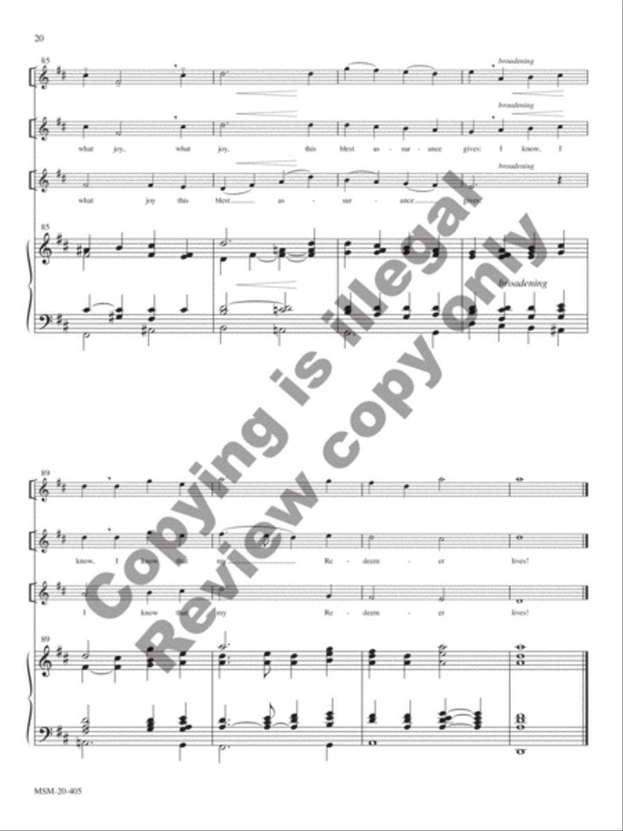 The Day of Resurrection Choir scores gallery preview page 10