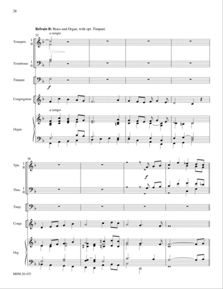 SALVE FESTA DIES Choir scores gallery preview page 6