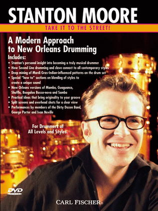 Book cover for A Modern Approach to New Orleans Drumming (Take It to the Street)