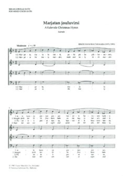 Marjatan Jouluvirsi / A Kalevala Christmas Hymn