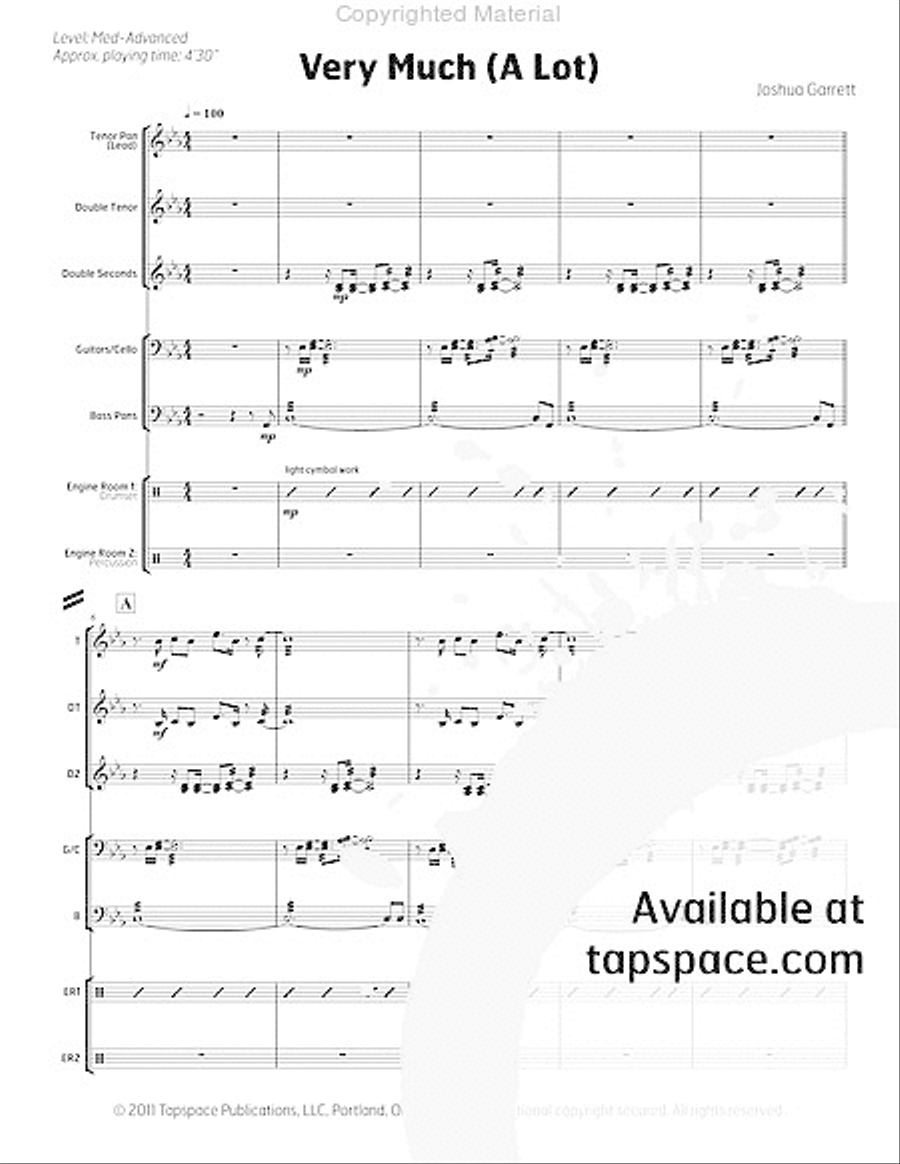 Very Much (A Lot) Steel Drum Band scores gallery preview page 3