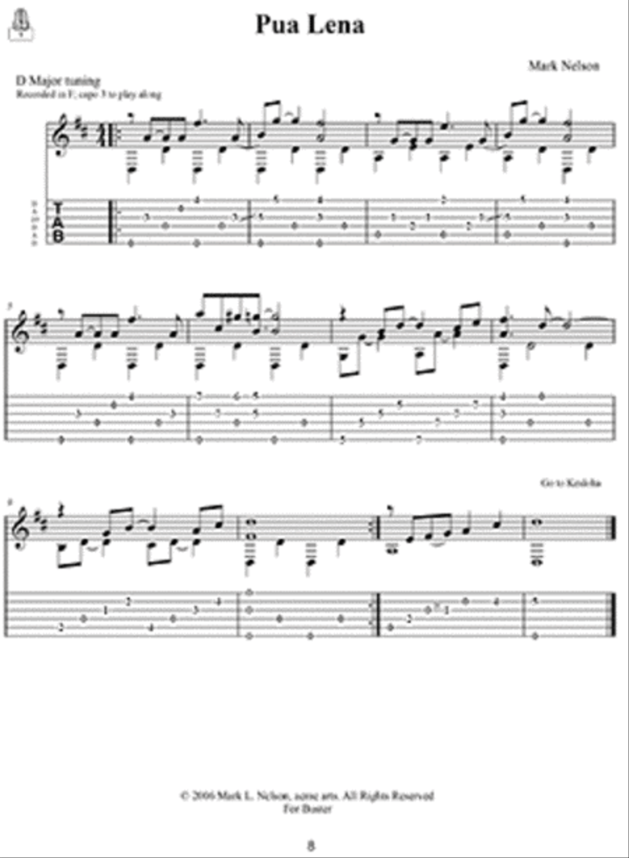 Old-Time Hawaiian Slack Key Guitar Guitar scores gallery preview page 2