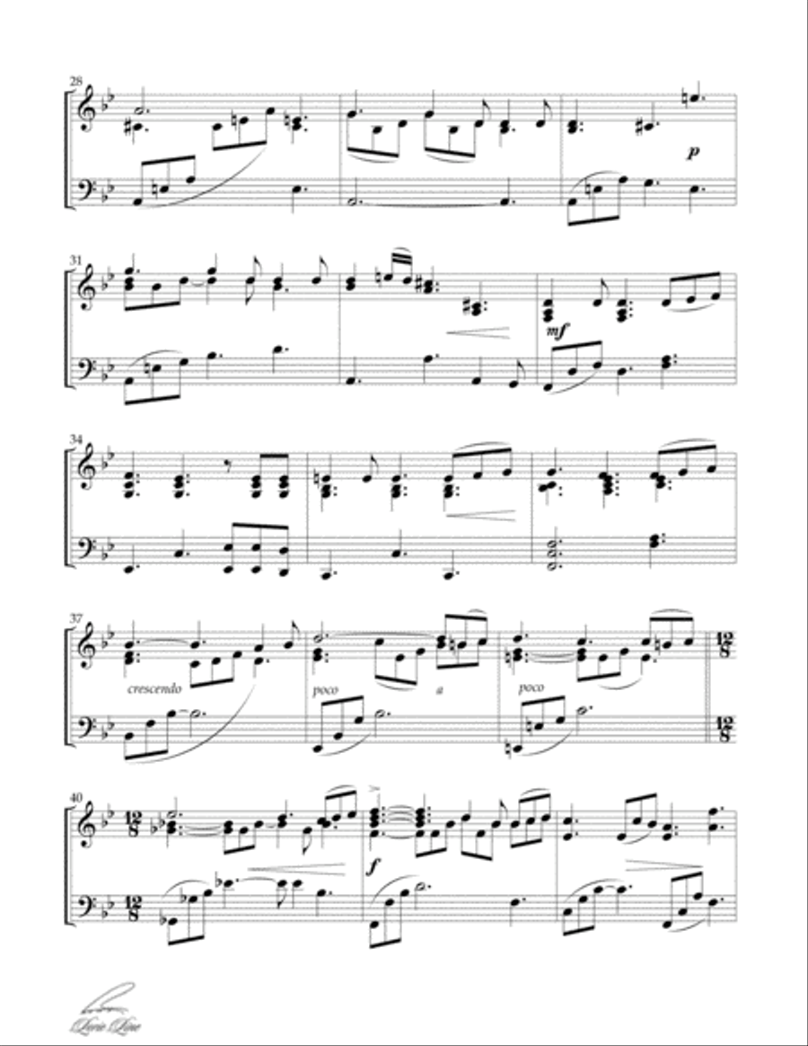 The Lord's Prayer The Lord's Prayer Piano Solo scores gallery preview page 4