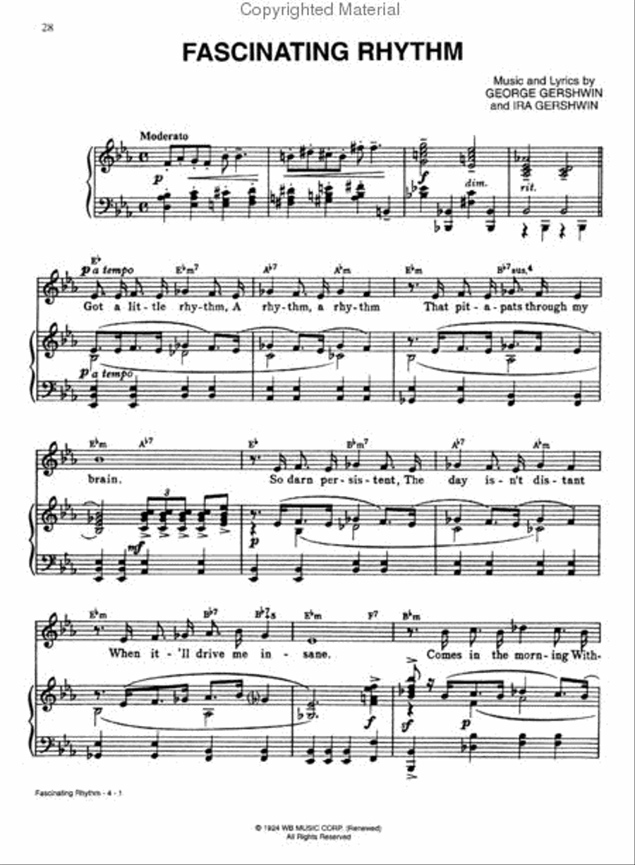<br>Sheet music extract