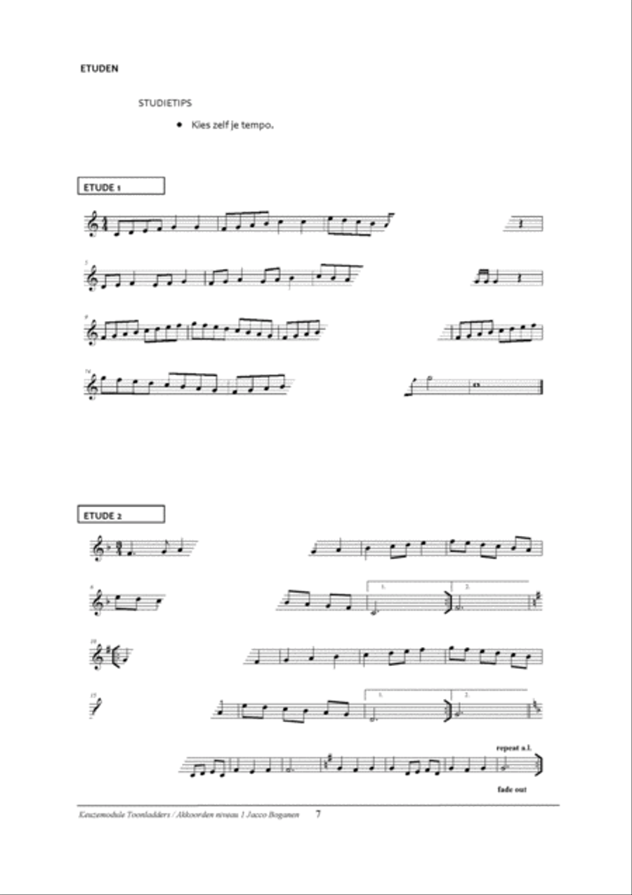 Percussion Modular: Toonladders / Akkoorden 1 Percussion scores gallery preview page 9