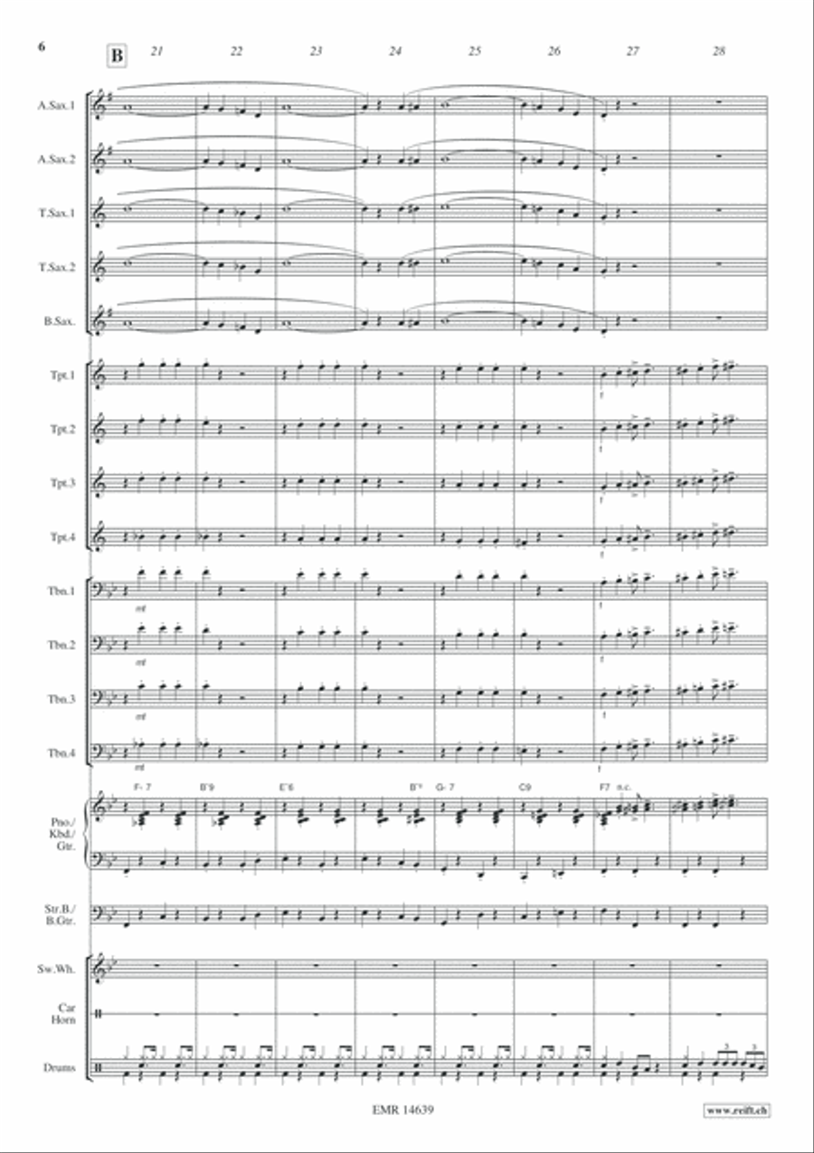 Ballroom Queen Big Band scores gallery preview page 7