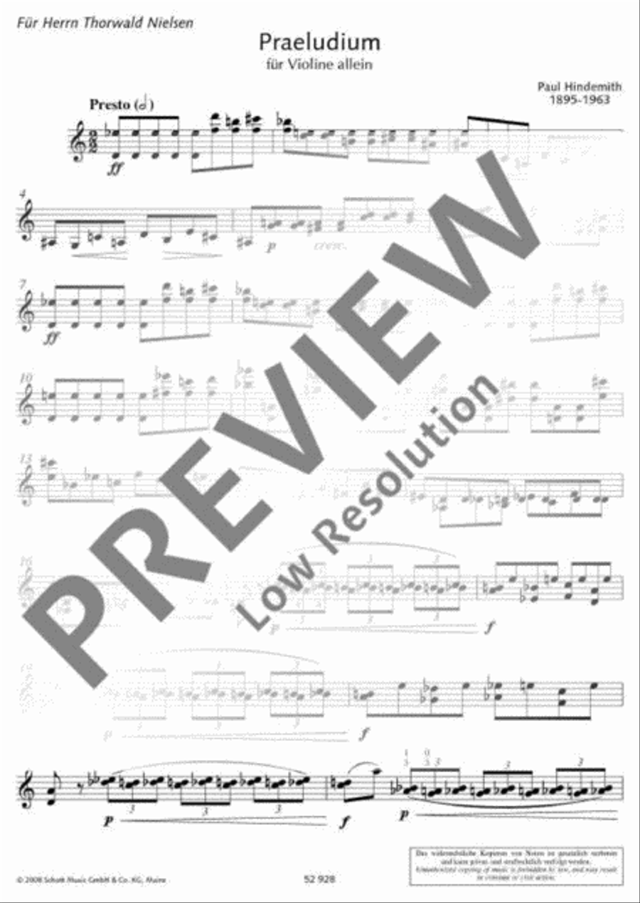 Praeludium Violin Solo scores gallery preview page 7