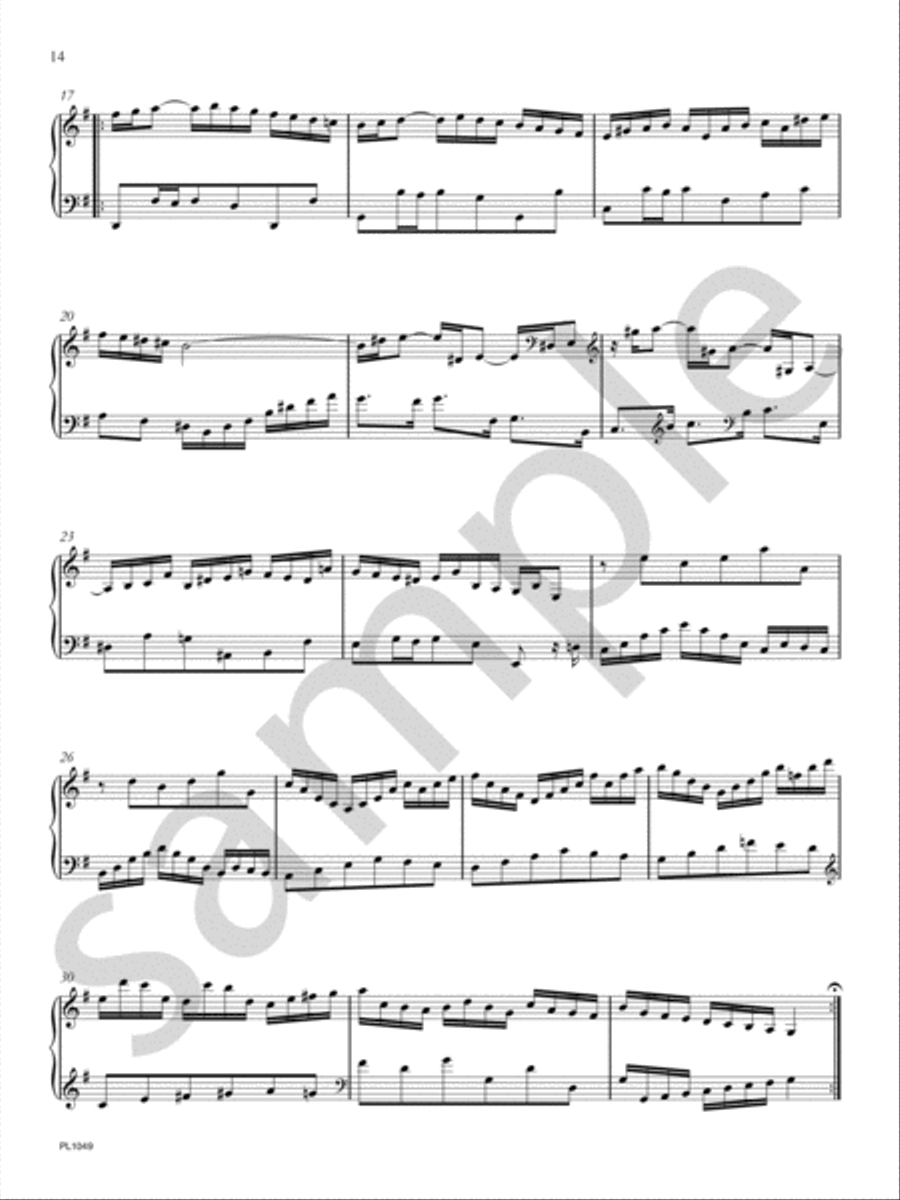 The “Goldberg” Variations Piano Solo scores gallery preview page 7