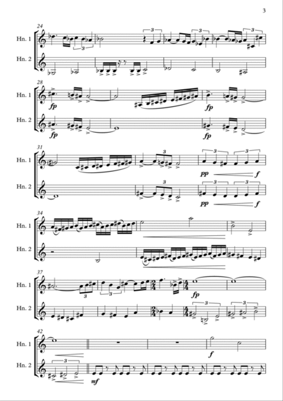 Back To The Future Brass Duet scores gallery preview page 3