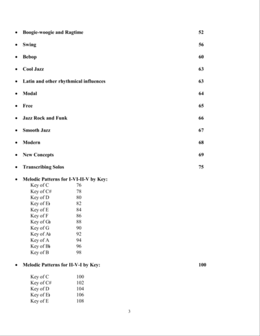 Jazz Piano Lines and Phrases Voice scores gallery preview page 3